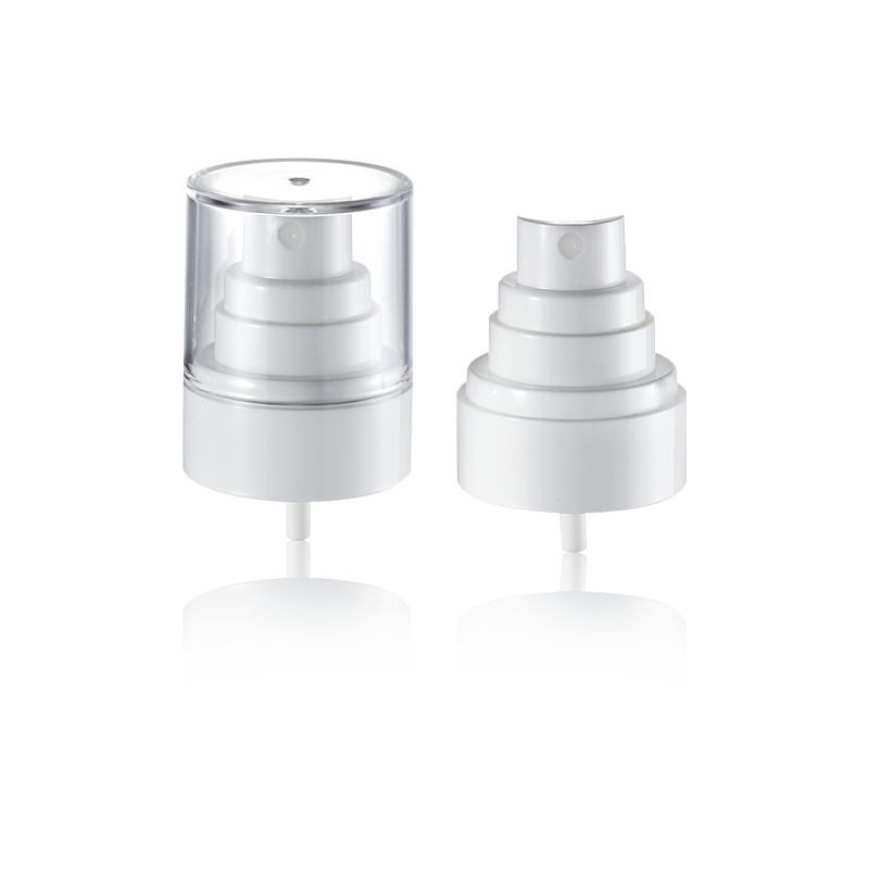 HY24B-57 kosmetik warna putih as atau pp lotion pump 24/410 setengah tutup