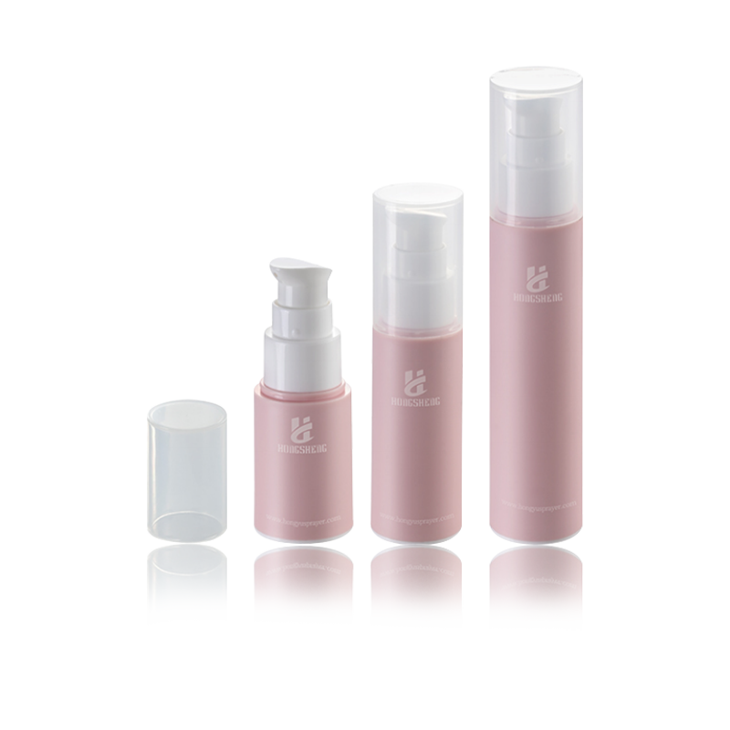 Botol Pengap Pink Matte 15ML 30ML 50ML 50ML-HS-013D